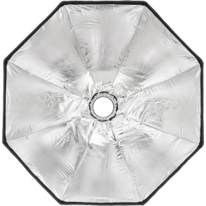 Godox EazyFlow Foldable Octa 90 Bowens Softbox montat pe echipament de studio