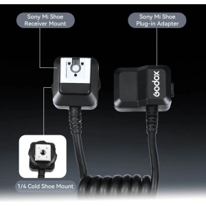 Godox GAC-IC13, Cablu extensie audio pentru Sony Multi-Interface hot shoe, 50cm