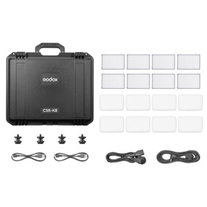 Godox KNOWLED C5R-K8 Kit 8 Lămpi LED RGBWW, cu geantă de încărcare