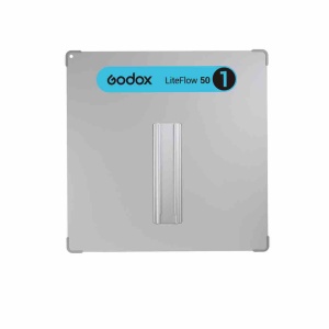 Godox LiteFlow 50 D1, Reflector 50x50cm, argintiu, lumina hard