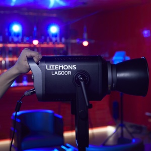 Godox LITEMONS LA600R K1 Negru, Lampa LED RGB, 600W cu geanta de transport