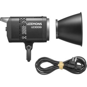 Godox Litemons LE300Bi Black, Lampa LED Bi-Color, Montura Bowens