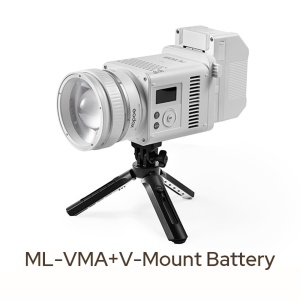 Godox ML-VMA, Placa adaptoare acumulatori V-mount pentru Godox ML80Bi, ML150Bi si ML150R7