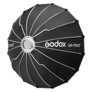 Softbox Godox QR-P90T, 90cm, cu montura Bowens