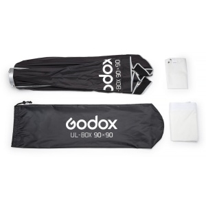 Godox UL BOX 9090, Softbox patrat tip umbrela 90 x 90 cm, montura Bowens