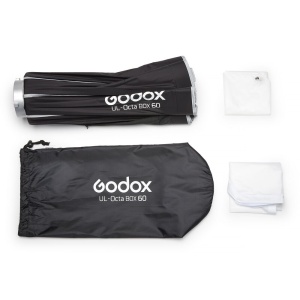 Godox UL BOX Octa 60, Umbrela softbox 60cm cu grid, montura Bowens