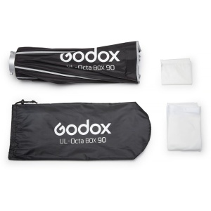Godox UL BOX Octa 90, Umbrela softbox 90cm cu grid, montura Bowens