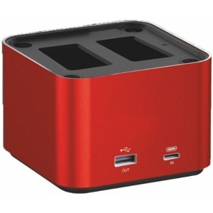 Hahnel ProCUBE 3, Incarcator dublu Canon LP-E6, LP-E8 si LP-E17