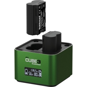 Hahnel ProCUBE 3, Incarcator dublu FUJIFILM NP-W126S si NP-W235