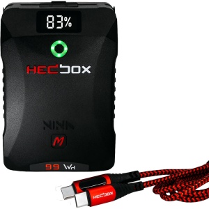 Hedbox NINA M, Acumulator V-Mount, 99.2Wh, cu D-Tap si USB