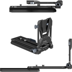 Kit complet placa de montare baterie V-Mount SmallRig 4323 cu tije 15mm si suport receptor wireless