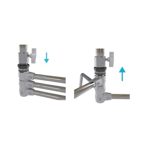 KUPO CT-40MKB C-Stand, Stativ lumini cu Turtle Base si Boom Arm, inaltime maxima 296 cm