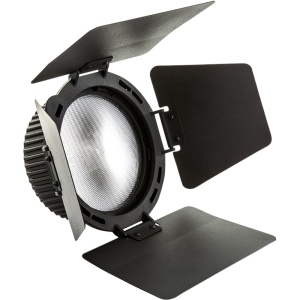 Lentila Fresnel Nanlite CN-18X cu Barndoors (Volete) pentru Lampa Led P100/P200