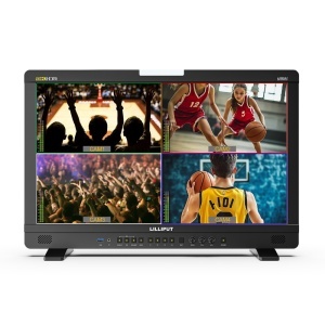 Lilliput UQ23, Monitor 23.8" 4K HDR, 1200 nits, 4x12G-SDI, HDMI 2.1, Quad-Split, 3D LUT