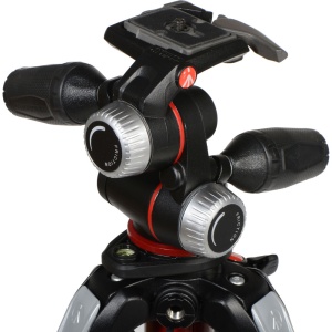 Manfrotto MK055XPRO3-3W AL, Trepied foto cu cap PanTilt 3-Way
