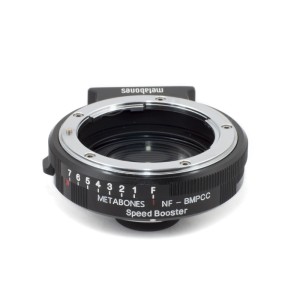 Nikon G to BMPCC Speed Booster 0.58x (BMPCC and BMPCC4K Compatible) MB_SPNFG-BMPCC-BM1