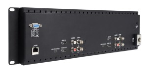 D71-H Dual 7" 3 RU Rackmount HDMI LCD Monitor