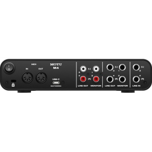 MOTU M4, Interfata Audio-MIDI 4x4 Analog, 2 Preampuri, 24-Bit/192 kHz