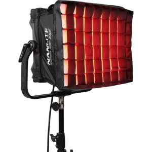 Nanlite Alien 300C Lampă LED RGBWW, cu Softbox și Grid, ALIEN 300C