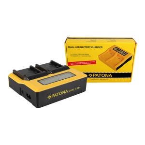 PATONA PT-7557, Incarcator acumulatori dual pentru Sony NP-FP50, NP-FH50, 70, 100
