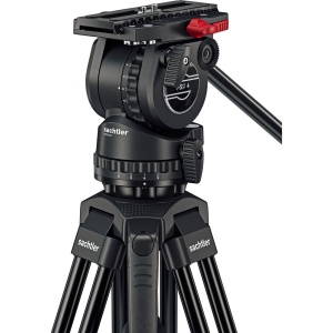 Sachtler Pro 75/2 Mark II AL, Kit Trepied cu Cap Fluid FSB 4
