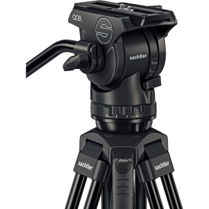 Sachtler System Ace XL MS AL Mark II, cap fluid, trepied din aluminiu in 3 trepte