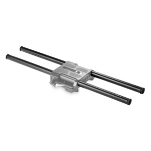 SmallRig 1054 Tijă dublă din aliaj de aluminiu negru de 15 mm (M12-40cm) 16 inch