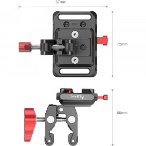SmallRig 2989, Placuta adaptoare Mini V-Mount cu clema de prindere