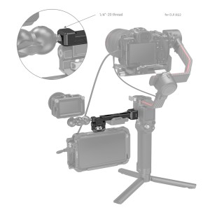 3026 Monitor Mount met NATO Klem voor DJI RS 2 / RSC 2