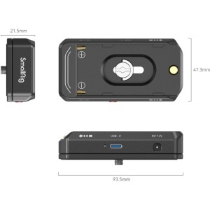 SmallRig 3168B, Placa Adaptatoare Baterie NP-F - Editia Profesionala pentru Camerele BMPCC si Mirrorless