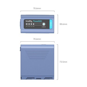 4267 NP F970 USB C Rechargable Camera Battery