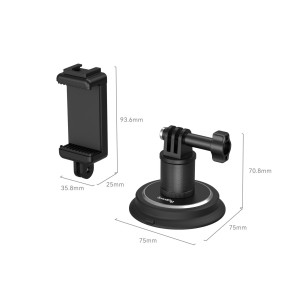 4347 Suction Cup Mounting Support for Action Cameras