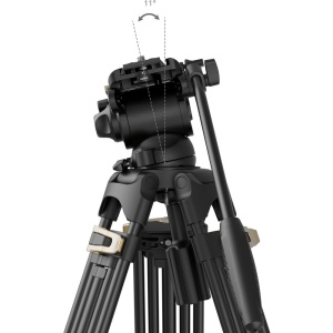 SmallRig 4686, AD-01S, Kit trepied din aluminiu, 75mm, cu cap fluid