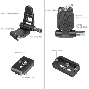SmallRig 4696, Kit placa de montare Acumulator NP-F/L pentru camere Mirrorless