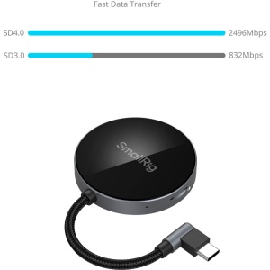 SmallRig 4870, Cititor de carduri SD4.0 MicroSDSD