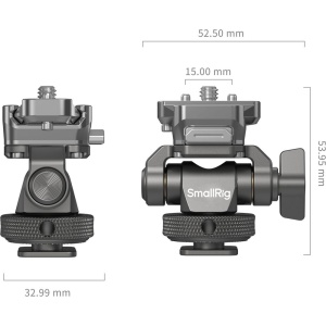 SmallRig 4888, Suport pentru monitor, cu cold shoe si sina NATO