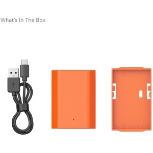 SmallRig 4969, Acumulator NP-FZ100 - 2400mAh pentru Sony, Orange