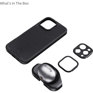 SmallRig 4987 FilMov, Kit foto pentru iPhone 16 Pro Max, cu grip si suport obiectiv