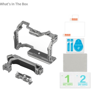 SmallRig 5029 HawkLock, Kit cage pentru Canon EOS R5 Mark II, cu grip și accesorii
