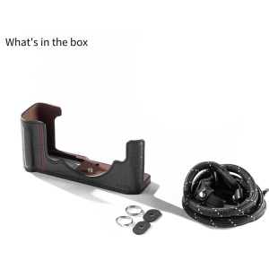 SmallRig 5095, Half Case din piele neagra pentru Nikon ZF