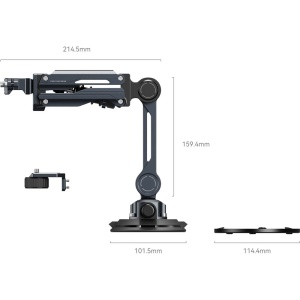 SmallRig 5123, Suport cu Amortizor pentru DJI Osmo Pocket 3  GoPro HERO13  Insta360 X4