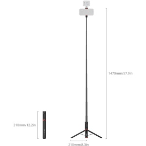 SmallRig 5292, Selfie Stick Trepied - Drex Lee Boom ST30 Lite