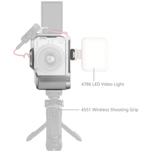 SmallRig 5428, Cage pentru Canon EOS R50 V, Silver