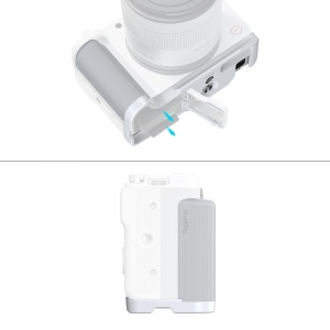 SmallRig 5430, Placa de montare L pentru Canon EOS R50 V, Alb