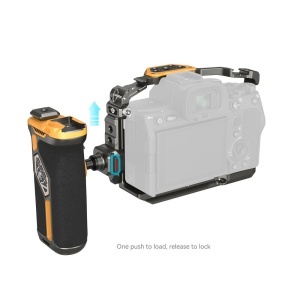 SmallRig 5518 HawkLock Bumblebee, Kit Cage Quick Release cu maner superior pentru Sony A7R V, A7 IV, A7S III
