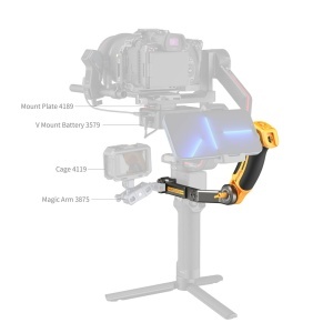 SmallRig 5524, Maner sling pentru seria DJI RS, Bumblebee Edition