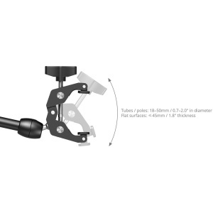SmallRig 5624, Kit Brat articulat cu clema tip crab si clema pentru telefon
