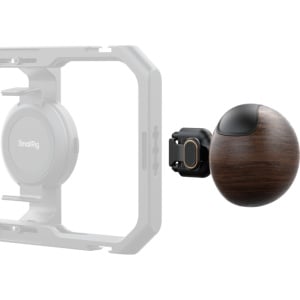 Maner lateral din lemn SmallRig 6047 HawkLock H11 Quick Release mini montat pe cage de telefon