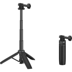 Suport selfie stick SmallRig 6148 cu design telescopic in 4 sectiuni si baza pliabila pentru camere de actiune