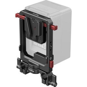 SmallRig 6273 Placă rotativă pentru baterii V-Mount cu două dispozitive de blocare V-Lock și clemă dublă pentru tije de 15 mm
